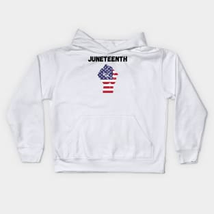 Juneteenth independence day Kids Hoodie